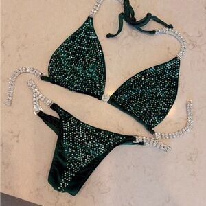 Toxic Angelz Green Competition Bikini